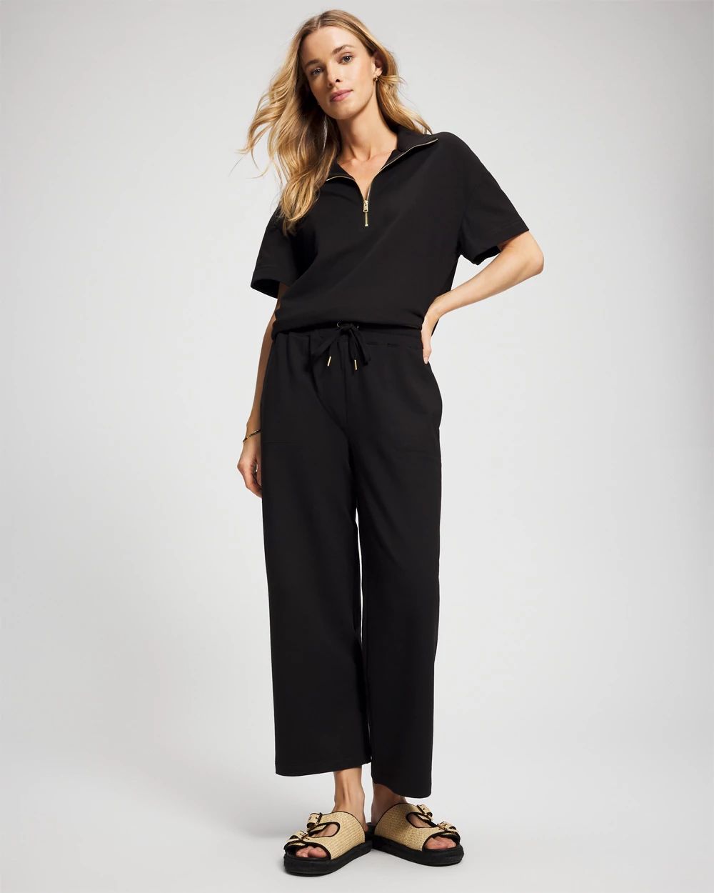 【soma】 Essential Terry Crop Pants | Soma